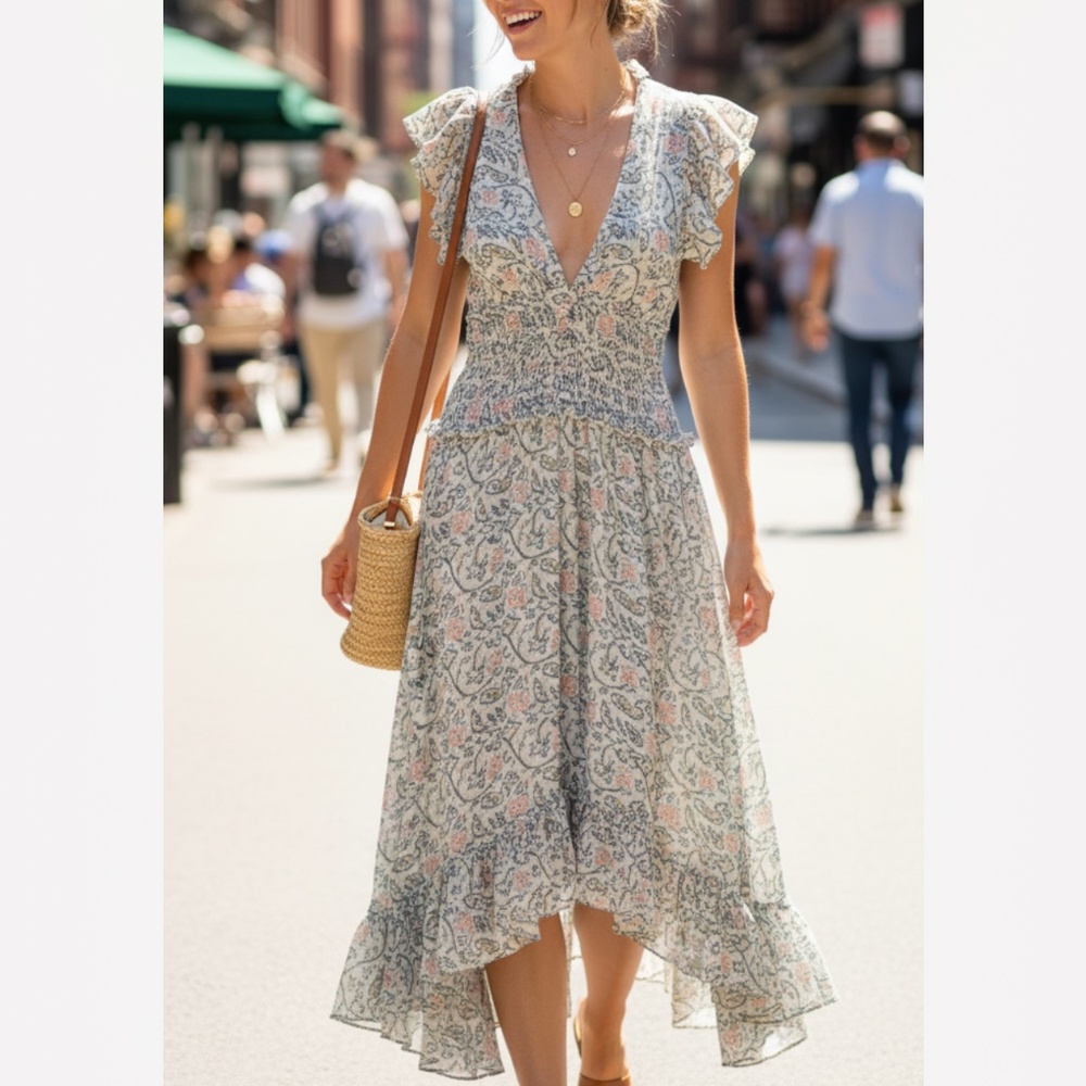 Ulla Johnson silk halter dress